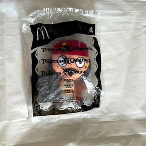 🏴‍☠️ Rare Jack Sparrow  McDonald's Toy - Pirates of the Caribbean 2006! 🏴‍☠️